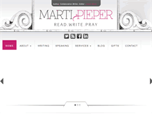 Tablet Screenshot of martipieper.com